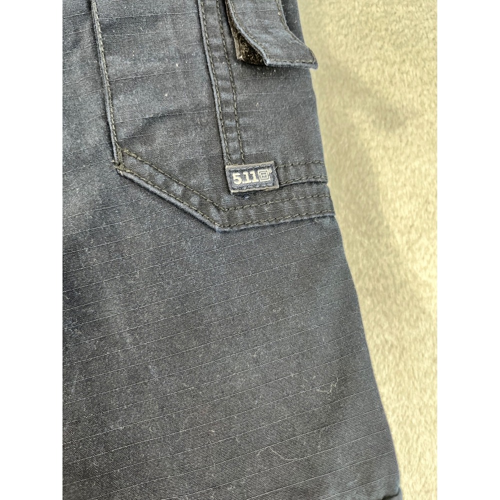 5.11 Tactical Stryke Cargo Pants Mens 34x36 Navy Blue Excellent Ripstop Utility - Picture 8 of 10